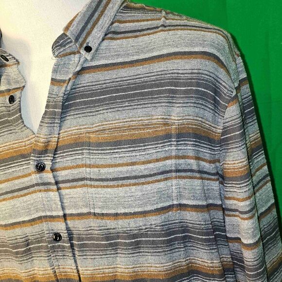 Rails Mens Found Canteen Merid Runson Striped Long Sleeve Button Down Shirt XL - Picture 3 of 6